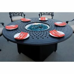 Best deal π Round AC Home AC26 Aluminum Fire Pit Dining Table With Fire Glass π 9 Best deal π Round AC Home AC26 Aluminum Fire Pit Dining Table With Fire Glass π -Fire Pits & Tables Online Shop detailELIT777