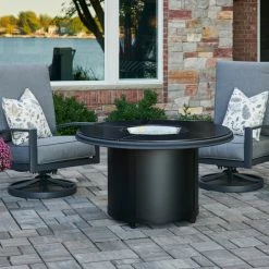 Cheapest ✔️ Round Outdoor GreatRoom Beacon Chat Height Gas Fire Pit Table 🎁 -Fire Pits & Tables Online Shop detailFSH279