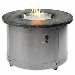 Coupon 👍 Outdoor GreatRoom Edison Round Gas Fire Pit Table 😍 -Fire Pits & Tables Online Shop detailFSH284
