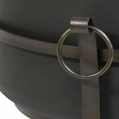 Budget ⭐ Round Sunnydaze Decor Steel Cauldron Fire Pit With Spark Screen 🛒 9 Budget ⭐ Round Sunnydaze Decor Steel Cauldron Fire Pit With Spark Screen 🛒 -Fire Pits & Tables Online Shop detailNETH683