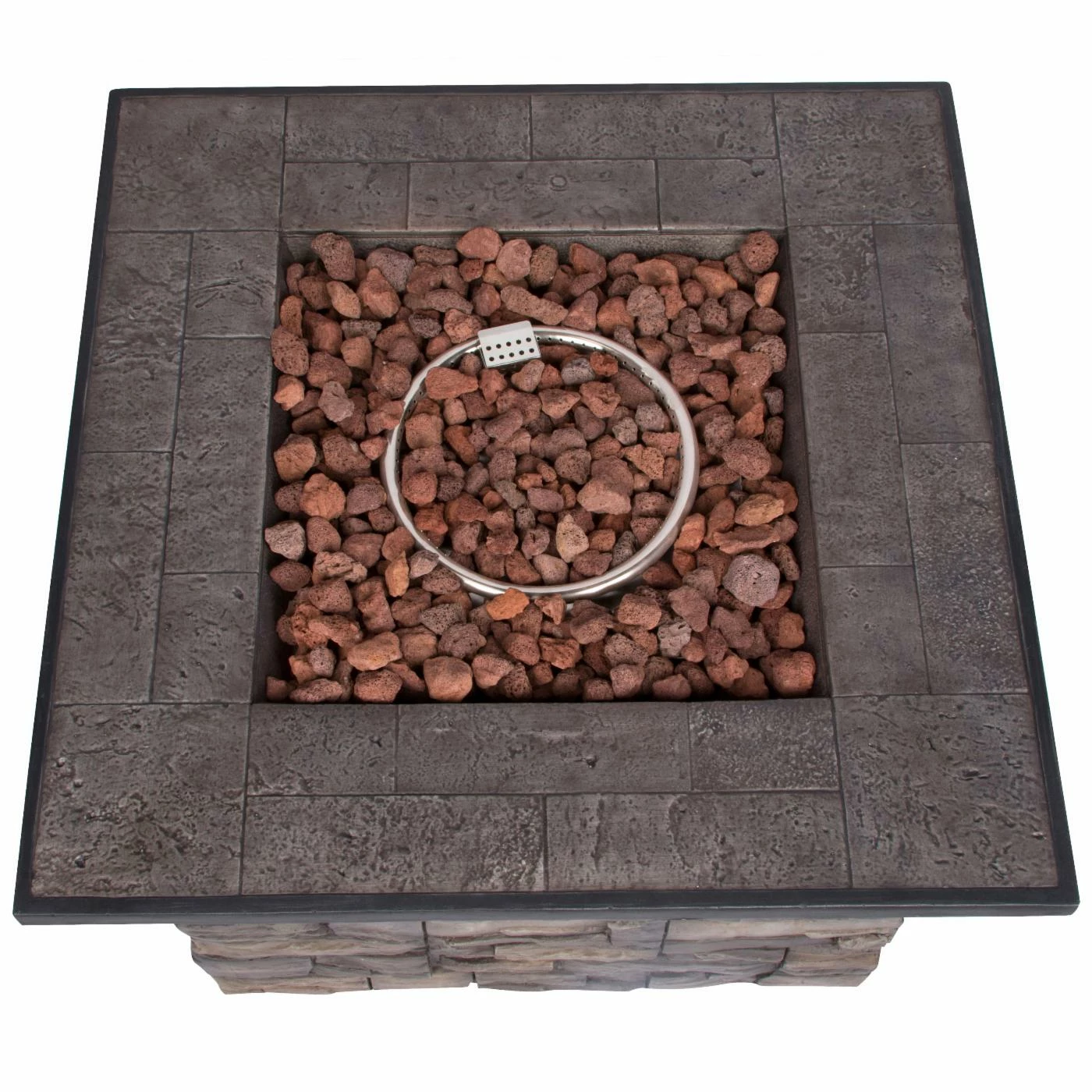 Best Pirce 😉 Shine Company Sevilla 34.5 In. Square Propane Gas Fire Pit Table With Free Cover 💯 3 Best Pirce 😉 Shine Company Sevilla 34.5 In. Square Propane Gas Fire Pit Table With Free Cover 💯 - Image 3