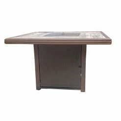 Promo 😀 Summerville Gobi Square Propane Fire Pit Table 🌟 -Fire Pits & Tables Online Shop detailSUMM156