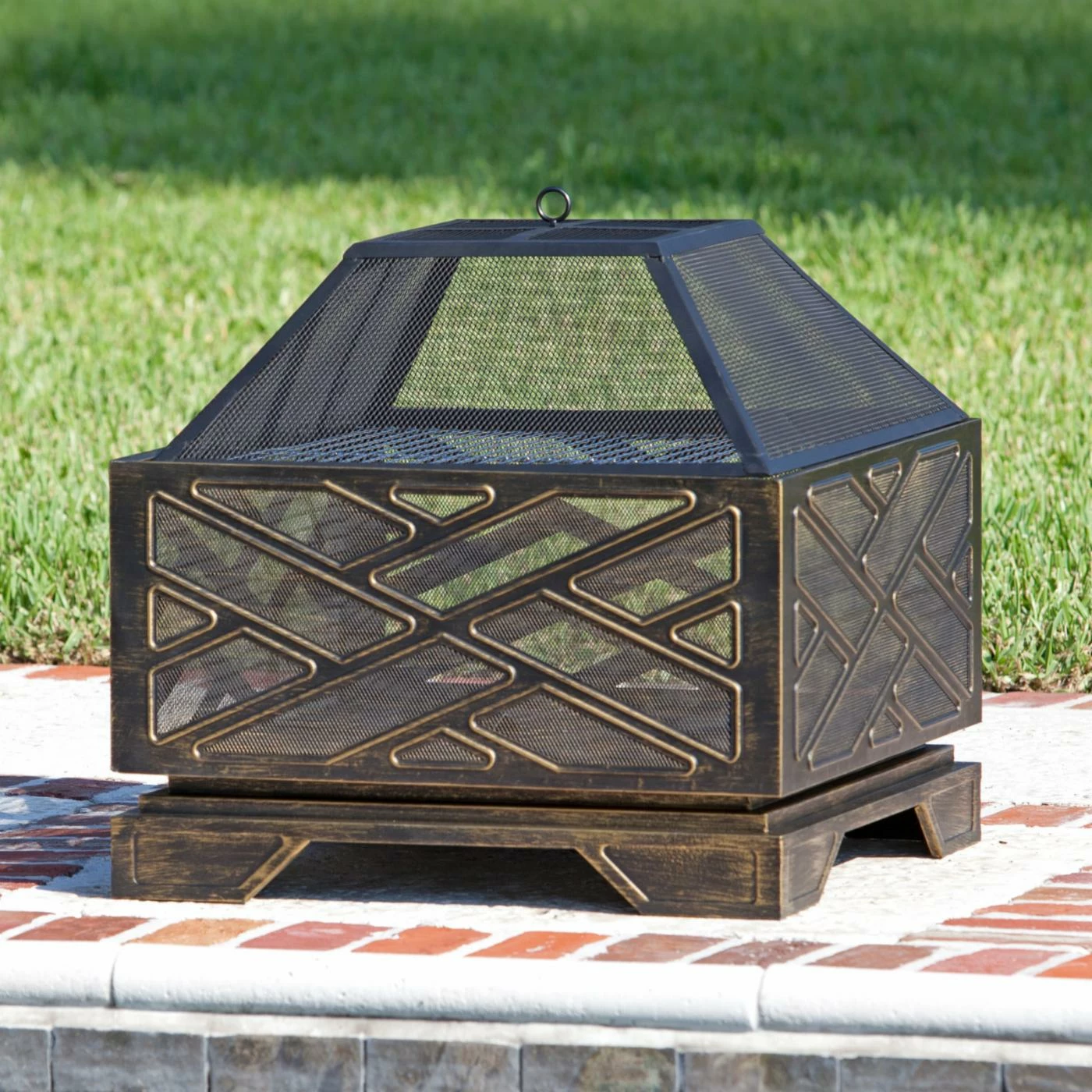 Best Sale π Square Fire Sense Catalano 26 In. Fire Pit π 3 Best Sale π Square Fire Sense Catalano 26 In. Fire Pit π - Image 3