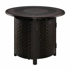 Best deal 🤩 Round Fire Sense Hendricks 33.9 In. Propane Fire Pit 🛒 -Fire Pits & Tables Online Shop detailWTL416