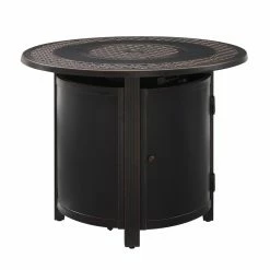 Best Sale 👏 Round Fire Sense Franklin 33.9 In. Propane Fire Pit ⌛ -Fire Pits & Tables Online Shop detailWTL417