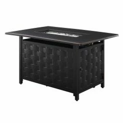 Buy 😍 Fire Sense Preston Rectangle Aluminum Propane Fire Pit 😉 -Fire Pits & Tables Online Shop detailWTL435