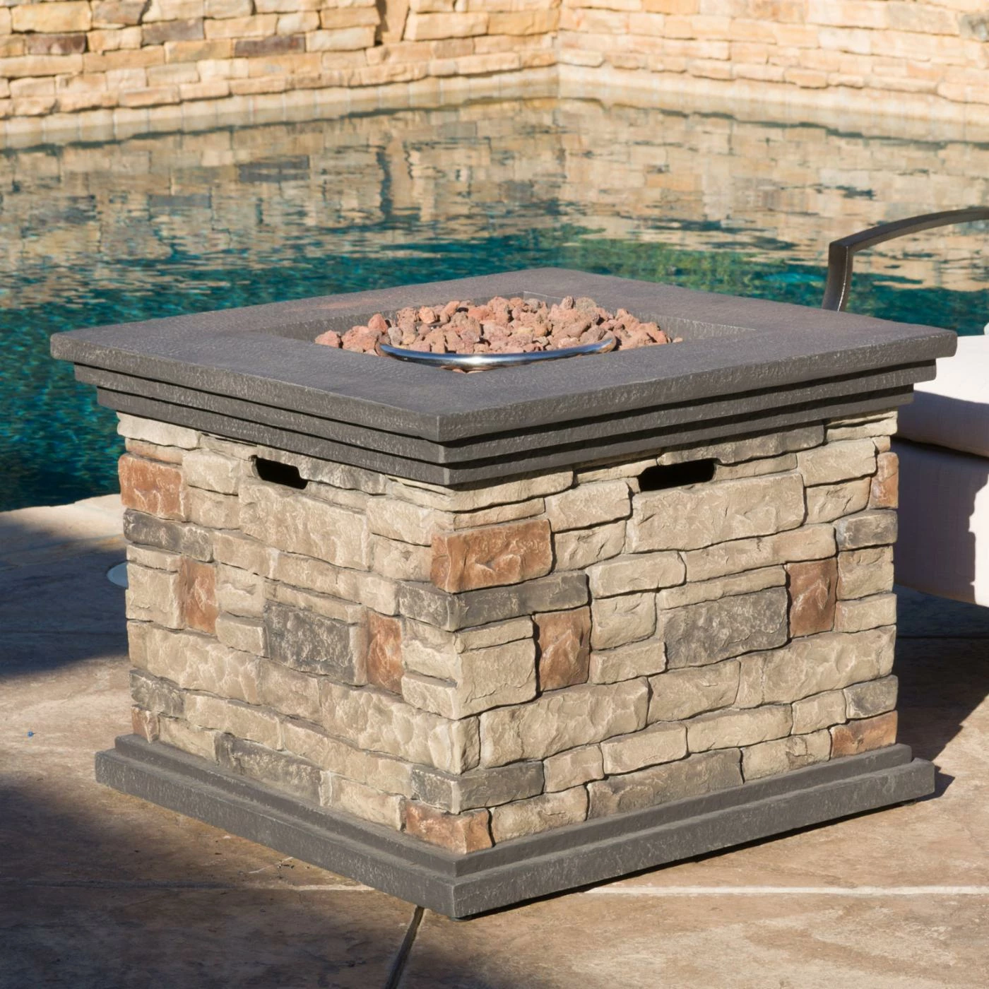Hot Sale π Square HN Outdoor Buckeye 32 In. Fire Table β 2 Hot Sale π Square HN Outdoor Buckeye 32 In. Fire Table β - Image 2