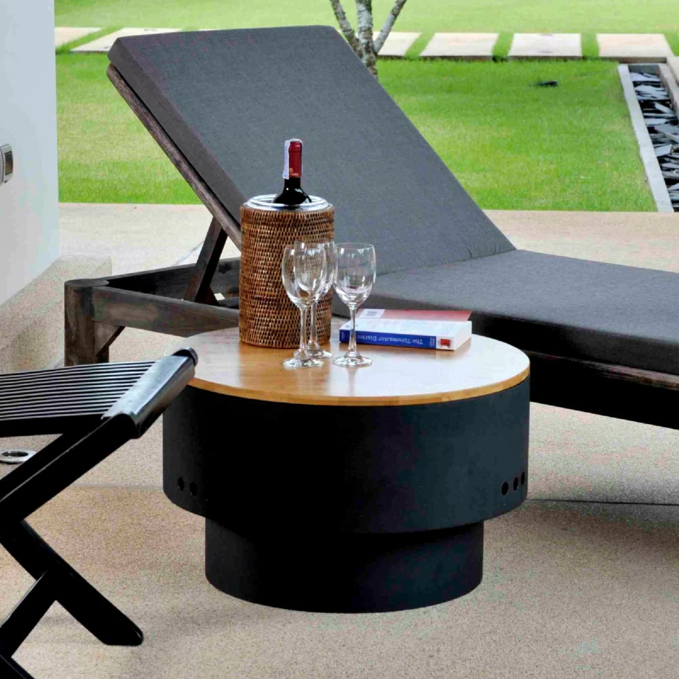 Deals ⭐ Round Fire Sense HotSpot Revolver F23.6 Diam. Patio Accent Fire Table ❤️ 2 Deals ⭐ Round Fire Sense HotSpot Revolver F23.6 Diam. Patio Accent Fire Table ❤️ - Image 2