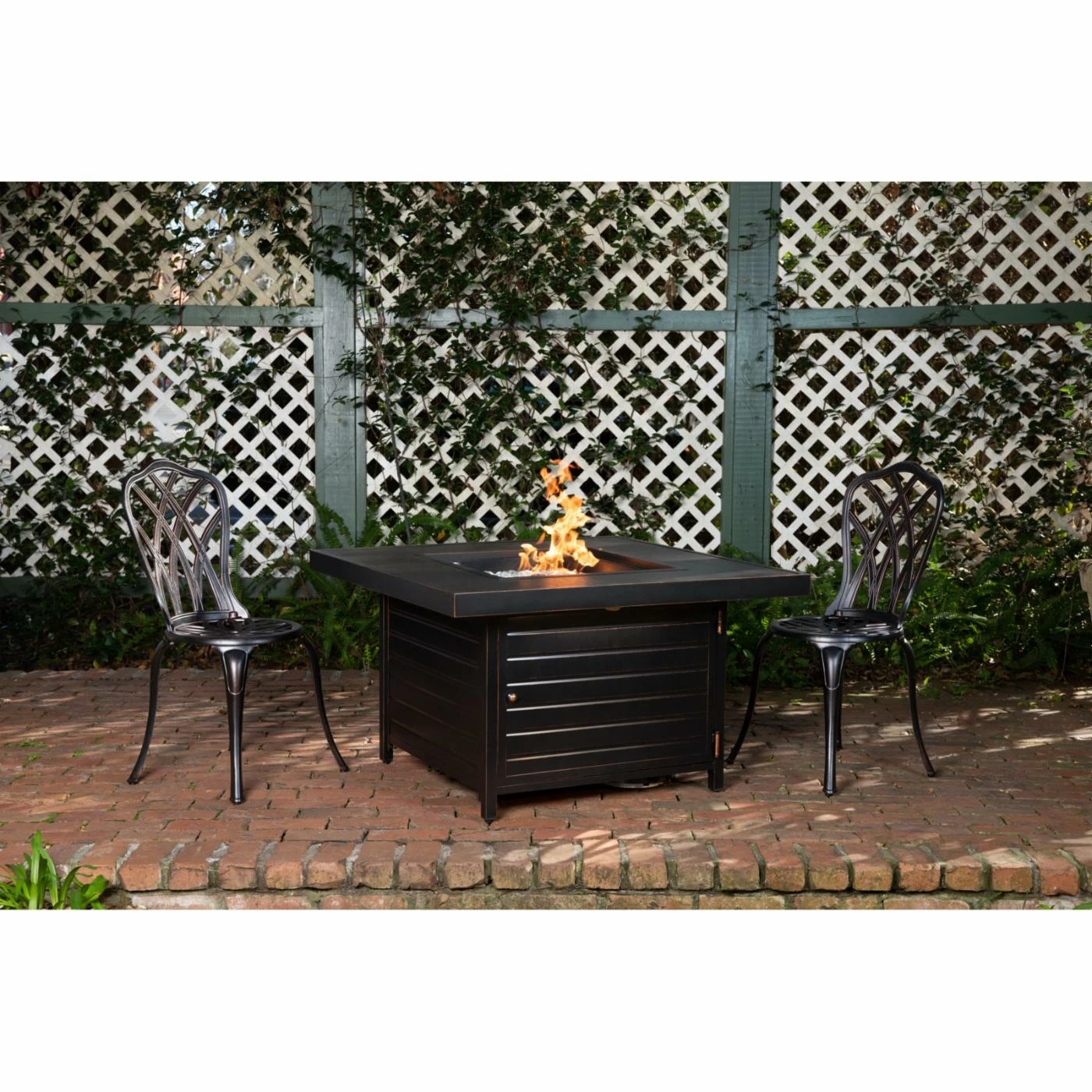 Outlet 💯 Fire Sense Langhorne 40 In. Square Fire Pit 💯 2 Outlet 💯 Fire Sense Langhorne 40 In. Square Fire Pit 💯 - Image 2