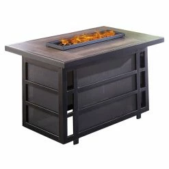 Best deal ๐ Rectangle Hanover Chateau 40.3 In. Fire Pit Coffee Table โญ