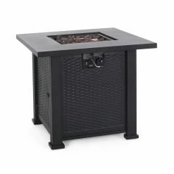 Brand new ✨ Best Selling Home Decor Brianna Outdoor 40,000 BTU Iron Square Fire Pit 😍