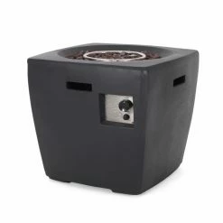 Hot Sale 👏 Best Selling Home Decor Arianna Outdoor 40,000 BTU Lightweight Concrete Square Fire Pit ⌛