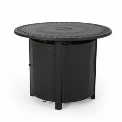 Budget 💯 Best Selling Home Decor Round Meliani Outdoor 37,000 BTU Circular Aluminum Fire Pit 🌟