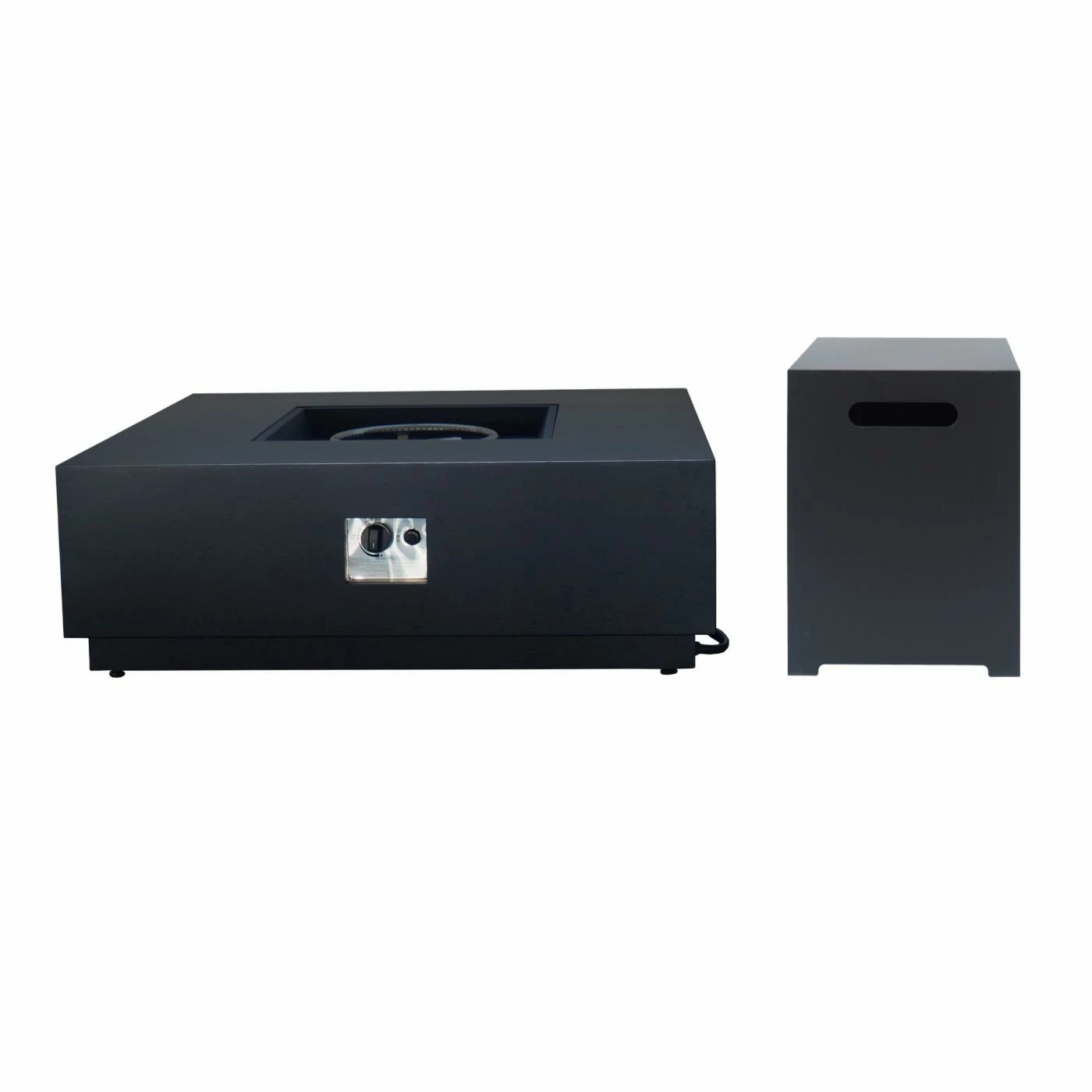 Deals ๐ Best Selling Home Decor Langton Outdoor 50,000 BTU Square Fire Pit With Tank Holder - Dark Gray ๐งจ 1 Deals ๐ Best Selling Home Decor Langton Outdoor 50,000 BTU Square Fire Pit With Tank Holder - Dark Gray ๐งจ