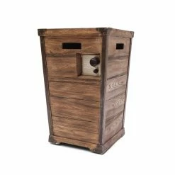 Best Sale 🌟 Best Selling Home Decor Square Erato Outdoor 40,000 BTU Lightweight Concrete Fire Column 😍