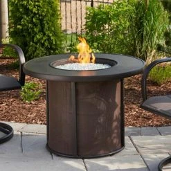 Budget 👍 Round Outdoor GreatRoom Stonefire 32 Diam. Fire Table 🎁