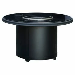 Cheapest ✔️ Round Outdoor GreatRoom Beacon Chat Height Gas Fire Pit Table 🎁