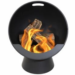 Deals ✔️ Sunnydaze Decor Round Sunnydaze Steel Open Blazing Sphere Wood-Burning Fire Pit ⌛