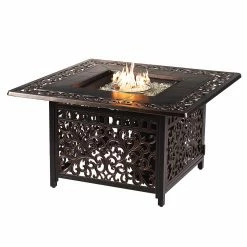Hot Sale 😍 Oakland Living Mayan 42 In. Square Propane Fire Pit Table 🤩