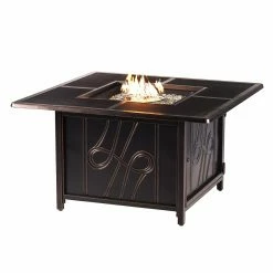 Cheap 🔔 Oakland Living Regis 42 In. Square Propane Fire Pit Table 🔔
