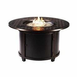 Best Pirce 👏 Oakland Living Dubai 44 In. Round Propane Fire Pit Table 😍