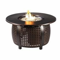 Discount ๐ Gas Oakland Living Cliff 44 In. Round Propane Fire Pit Table ๐งจ