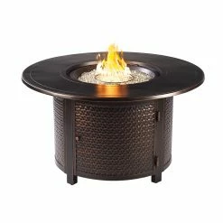 Buy ✨ Oakland Living Matera 44 In. Round Propane Fire Pit Table - Copper 👏