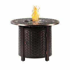 Coupon ๐ Oakland Living Romero 34 In. Round Propane Fire Pit Table - Copper ๐