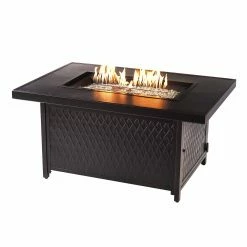 Brand new ⌛ Rectangle Oakland Living Elk 48 In. Rectangular Propane Fire Pit Table 🧨