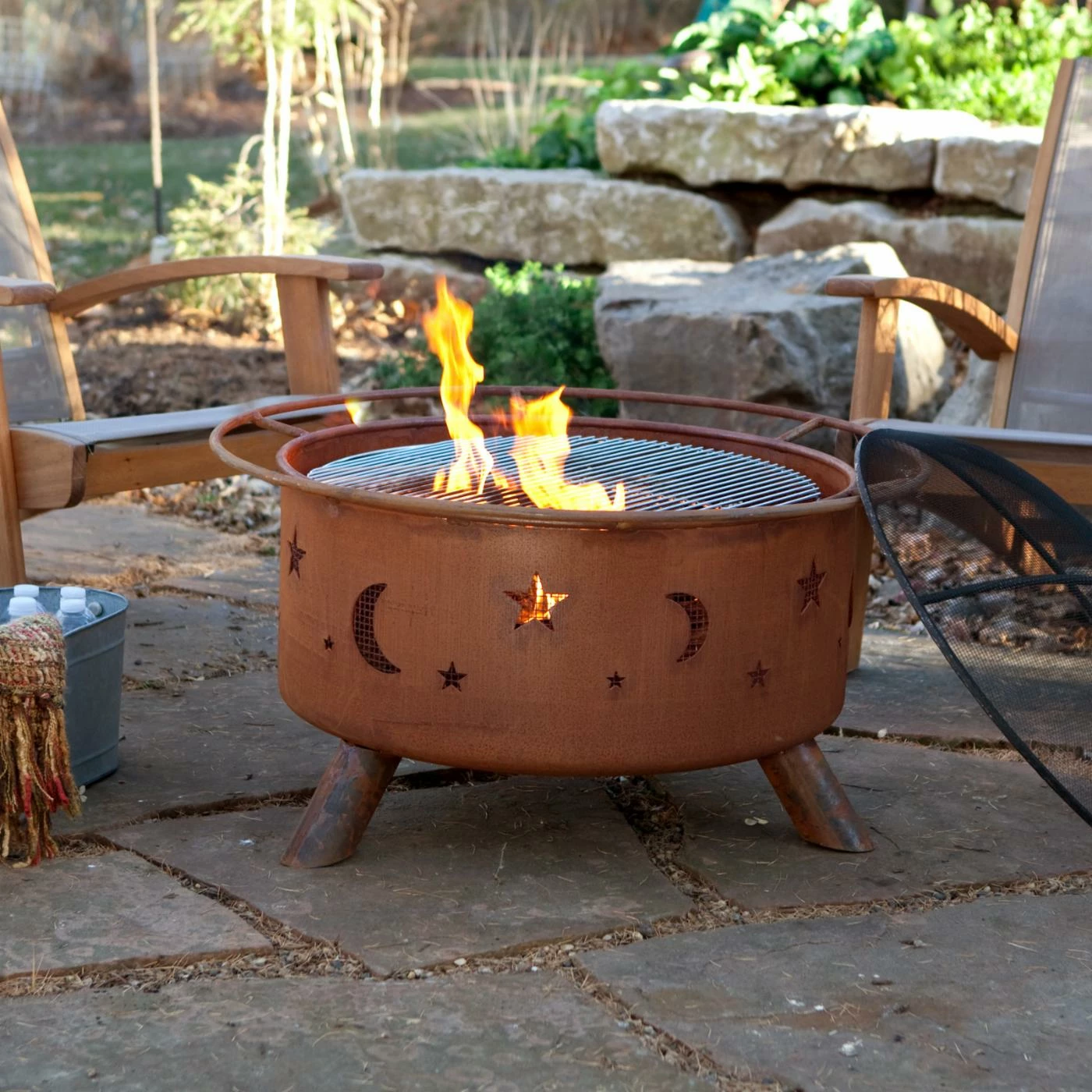 Best reviews of π Round Patina Evening Sky 31 Diam. Fire Pit With Grill And Free Cover π 1 Best reviews of π Round Patina Evening Sky 31 Diam. Fire Pit With Grill And Free Cover π