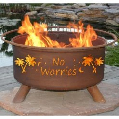 Top 10 🛒 Round Patina No Worries 31 Diam. Fire Pit With Grill And Free Cover 🌟