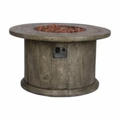 Wholesale ⭐ Shine Company Merida 40 In. Round Propane Gas Fire Pit Table With Free Cover 🔥