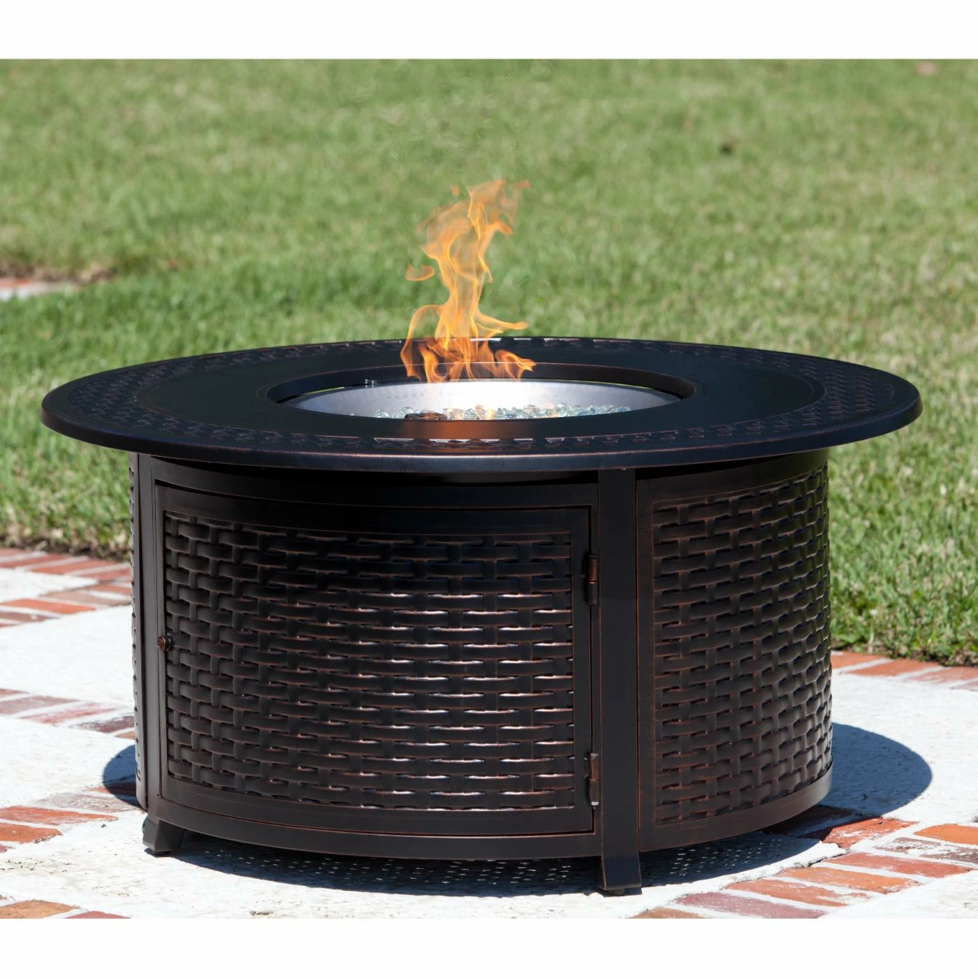Coupon π Round Fire Sense Bellante 44 Diam. Fire Table With Free Cover π 1 Coupon π Round Fire Sense Bellante 44 Diam. Fire Table With Free Cover π