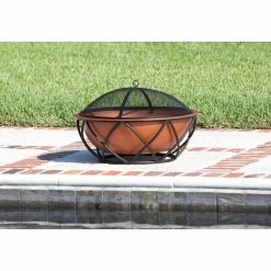 Wholesale ๐ Round Fire Sense Barzelonia 26 Diam. Fire Bowl ๐