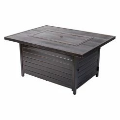 Best Pirce 😀 Fire Sense Sawyer 48 In. Rectangle Fire Pit 🤩