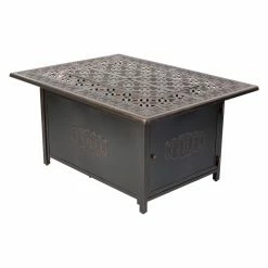 Best Sale ❤️ Rectangle Fire Sense Dynasty 48 In. Fire Pit 😀