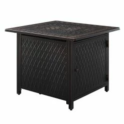 Budget ๐ฅ Square Fire Sense Cartney 32 In. Propane Fire Pit ๐