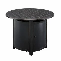 Hot Sale π Fire Sense Woodberry Round Aluminum Propane Fire Pit β€οΈ