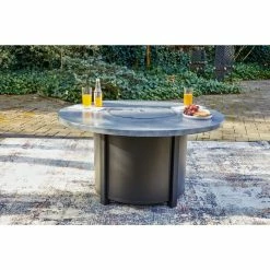 Best Pirce 🧨 Signature Design By Ashley Coulee Mills Round Fire Pit Table 👍 -Fire Pits & Tables Online Shop scaleASHY7138