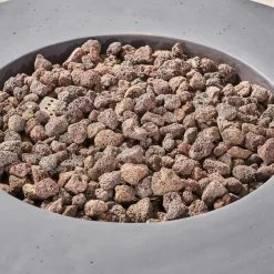 Wholesale 🔥 Best Selling Home Round Aidan Light Weight Concrete Gas Burning Fire Pit 🤩 -Fire Pits & Tables Online Shop scaleBSHD3361 1