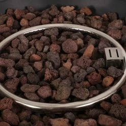 Best deal 😀 Best Selling Home Decor Round Chesney Outdoor 40,000 BTU Lightweight Concrete Fire Pit Bowl (No Tank Holder) - Dark Gray 🔔 -Fire Pits & Tables Online Shop scaleBSHD4601