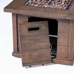 Top 10 🎁 Best Selling Home Decor Aleezah Outdoor 40,000 BTU Lightweight Concrete Square Fire Pit - Brown Wood Pattern 👏 14 Top 10 🎁 Best Selling Home Decor Aleezah Outdoor 40,000 BTU Lightweight Concrete Square Fire Pit - Brown Wood Pattern 👏 -Fire Pits & Tables Online Shop scaleBSHD4602