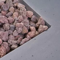 Coupon ⭐ Best Selling Home Decor Rectangle Anchorage Outdoor 40,000 BTU Rectangular Fire Pit - Dark Gray 🎁 -Fire Pits & Tables Online Shop scaleBSHD4606