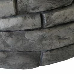 Best Sale 😀 Best Selling Home Decor Round Brasen Outdoor 40,000 BTU Lightweight Concrete Circular Fire Pit ✔️ -Fire Pits & Tables Online Shop scaleBSHD4642