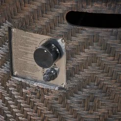 Best reviews of 🧨 Best Selling Home Decor Round Aidan Outdoor 40,000 BTU Lightweight Concrete Wicker Print Circular Fire Pit 🎉 -Fire Pits & Tables Online Shop scaleBSHD4647