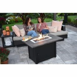 Best Sale 👏 Rectangle Endless ☀️ Summer The Marc LP Gas Outdoor Fire Pit 😀 -Fire Pits & Tables Online Shop scaleES717