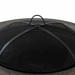 Best Sale 🌟 Sunjoy Stone 32 In. Round Wood-Burning Fire Pit 💯 -Fire Pits & Tables Online Shop scaleSUNR1191