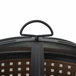 Best deal 🧨 Sunjoy 30 Inch Woven Round Wood Burning Fire Pit ✨ -Fire Pits & Tables Online Shop scaleSUNR1212