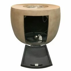 Best reviews of 🌟 TK Classics Round Travertine Stone Finish Fire Pit 👏 -Fire Pits & Tables Online Shop scaleTKCL1916