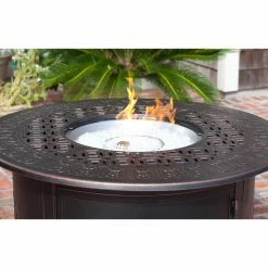 Top 10 🌟 Round Fire Sense Dynasty 48 Diam. Fire Table ⌛ -Fire Pits & Tables Online Shop scaleWTL283